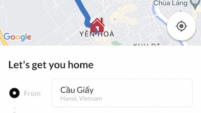 Car booking app (giống Uber)