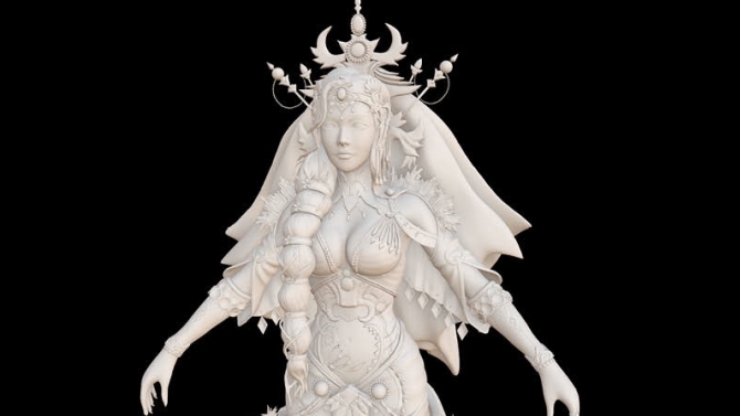 Selina - 3D model