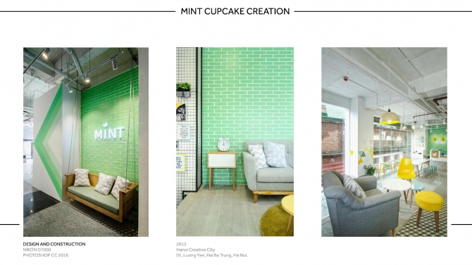 chuỗi cửa h&agrave;ng Mint Cupcake Creation
