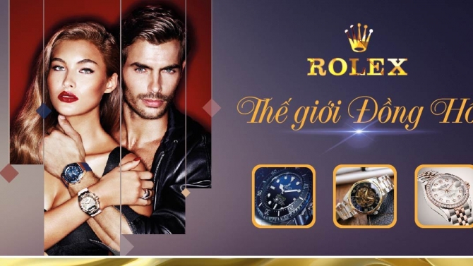 Thiết kế facebook post cho thương hiệu đồng hồ ROLEX