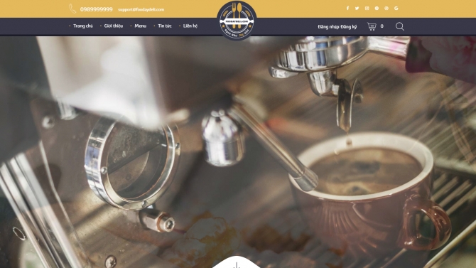 Website b&aacute;n đồ ăn v&agrave; cafe http://foodaydeli.com