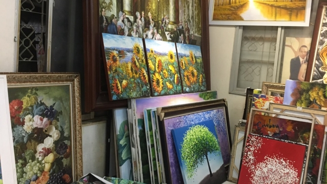 B&aacute;n Tranh Sơn Dầu Đẹp