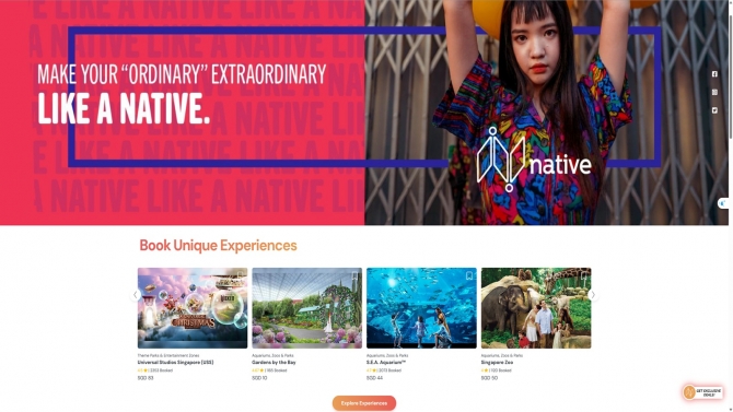 Nền tảng du lịch & trải nghiệm Native (React)
