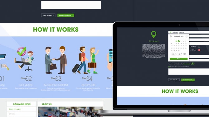 Bookabus - website