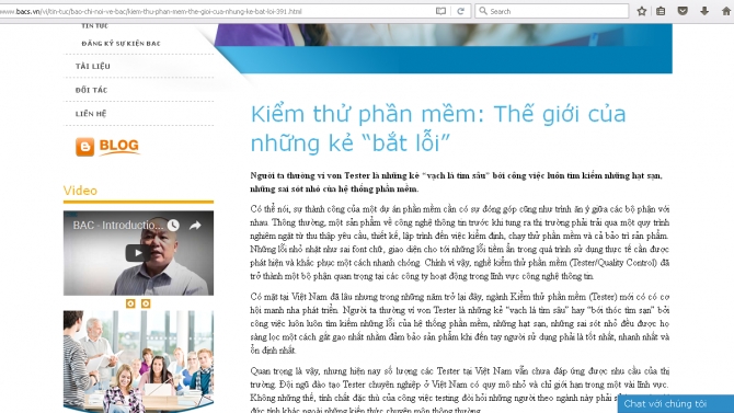 B&agrave;i PR cho BAC. Xem th&ecirc;m tại:
