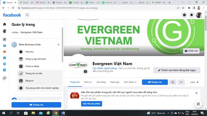 Fanpage Evergreen Việt Nam