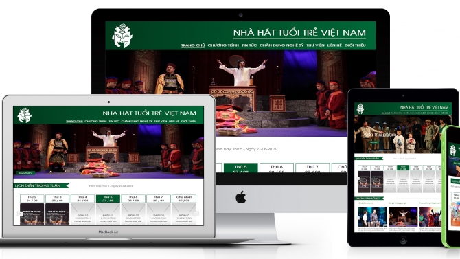 Thiết kế website nh&agrave; h&aacute;t tuổi trẻ