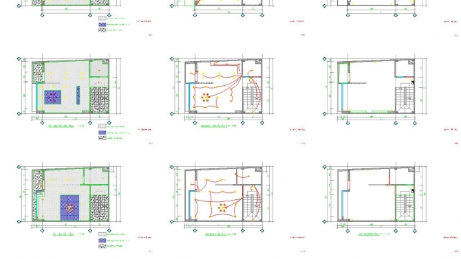 Bản vẽ mẫu M&E nh&agrave; phố