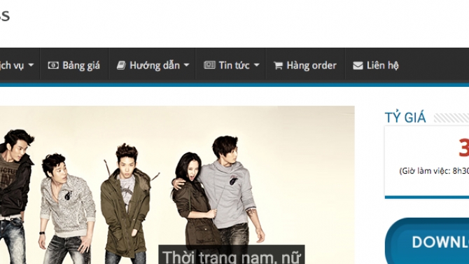 Thiết kế website http://thtexpress.vn/