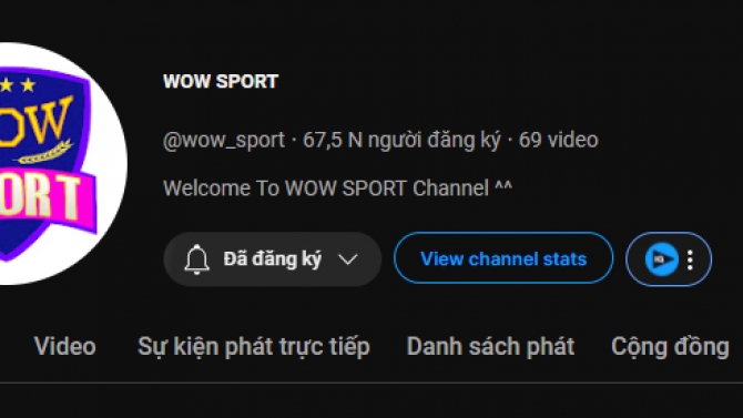 Youtube Channel: WOW SPORT