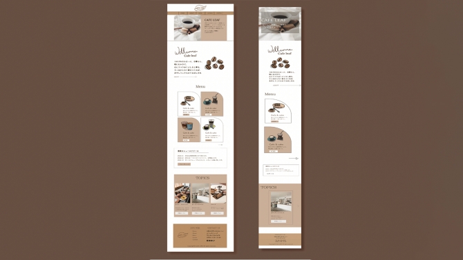 thiết kế trang web qu&aacute;n cafe