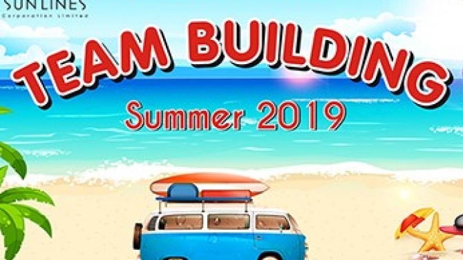 Thiết kế Backdrop TEAMBUILDING`
