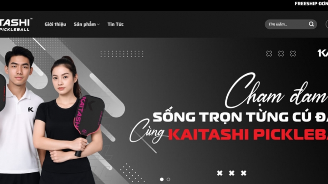 Thiết kế website kaitashi.vn