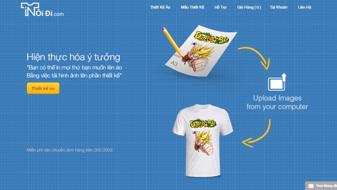 Thiết kế v&agrave; code website thiết kế &aacute;o intoidi