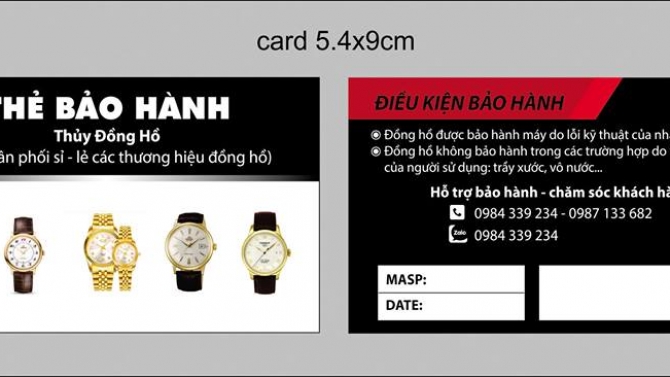 Thiết kế voucher k&iacute;ch thước card visit