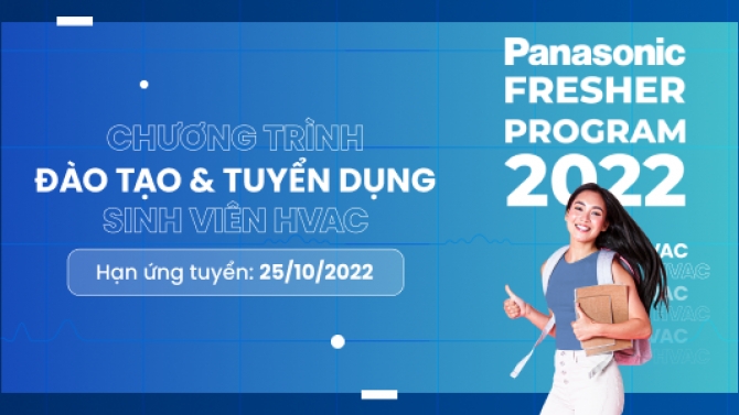 Dự &aacute;n Thương hiệu tuyển dụng Panasonic Fresher Program 2022