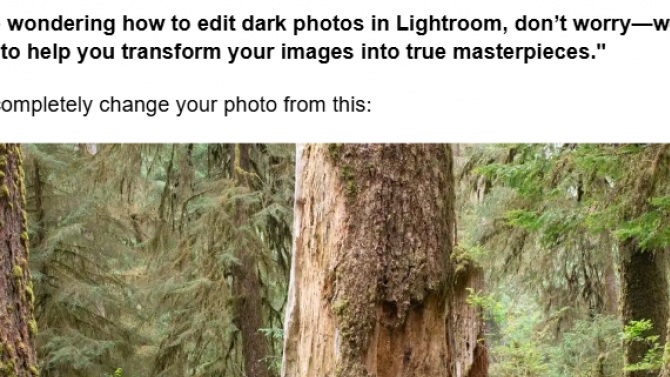 Quảng c&aacute;o kh&oacute;a học chỉnh sửa ảnh tối ( tưởng phản s&aacute;ng tối ) qua Lightroom