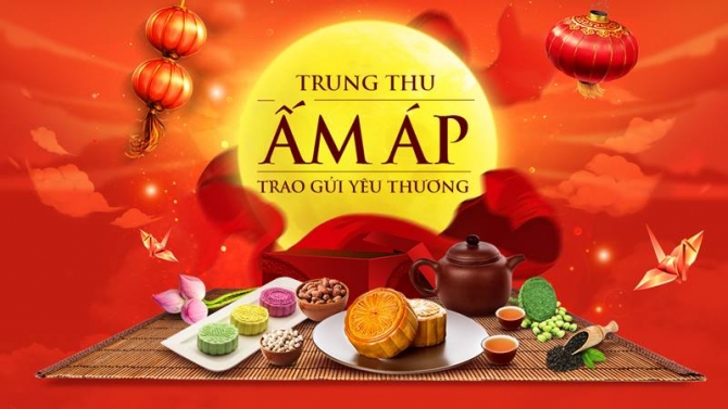Backdrop sự kiện Tết Trung Thu