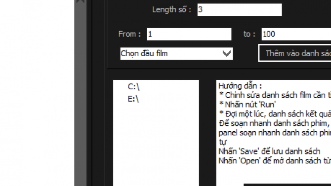 Ứng dụng quản l&yacute; film sử dụng WinAPI