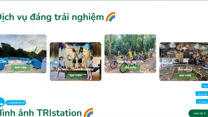 Website Camping and Sport