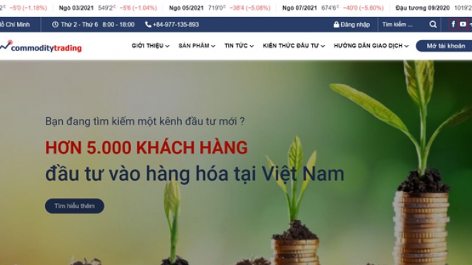 Website về trading