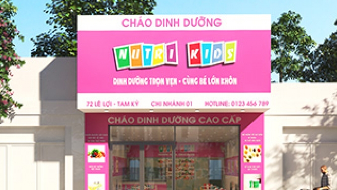 THIẾT KẾ NỘI NGOẠI THẤT SHOP NUTRI KIDS