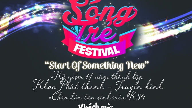 Thiết kế Poster "S&oacute;ng Trẻ Festival"