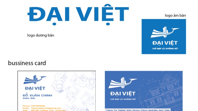 Thiết kế Logo C&ocirc;ng Ty X&acirc;y Dựng