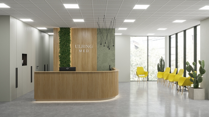 Ulbing med Reception