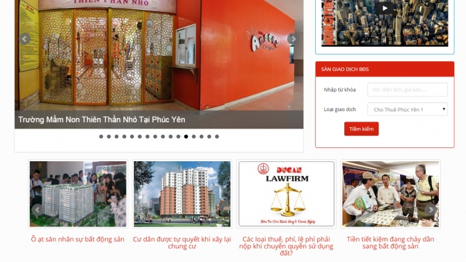 Website Bất động s&aacute;n Ph&uacute;c Y&ecirc;n
