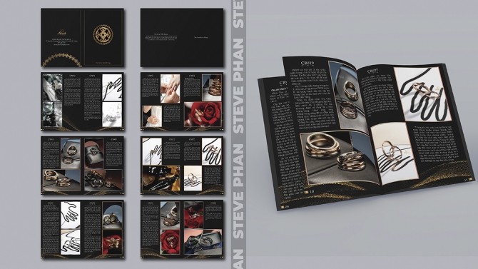 Brochure sản phẩm trang sức 16 trang