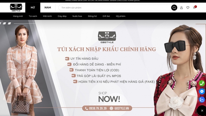 Website chuy&ecirc;n h&agrave;ng thời trang h&agrave;ng hiệu ch&iacute;nh h&atilde;ng GOSTYLE