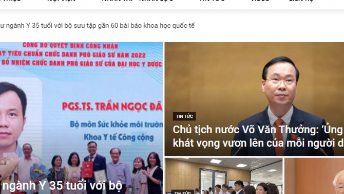 Thiết kế website Nh&acirc;n T&agrave;i việt Nam