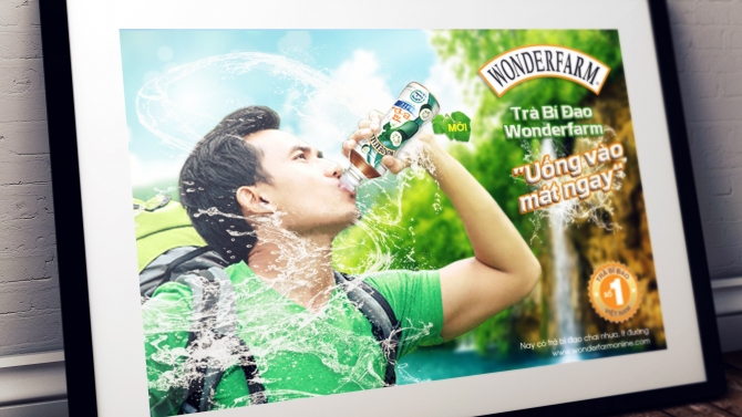 Redesign Poster Tr&agrave; b&iacute; đao Wonderfram