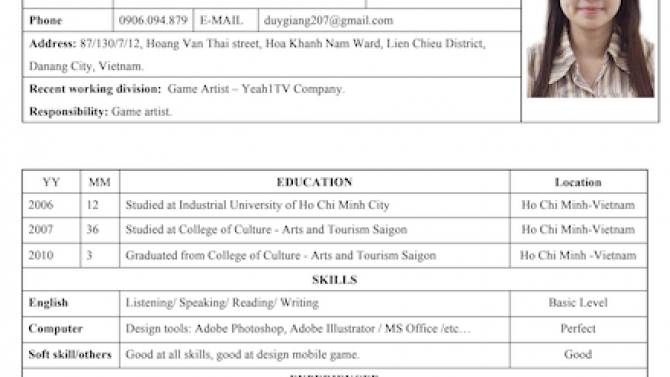 CV