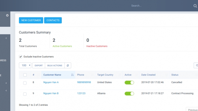CRM - Website chuy&ecirc;n quản l&yacute; kh&aacute;ch h&agrave;ng