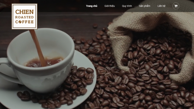 Thiết kế website Chiencoffee