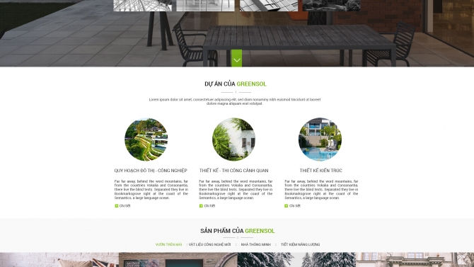 Thiế kế v&agrave; x&acirc;y dựng website GREENSOL.VN