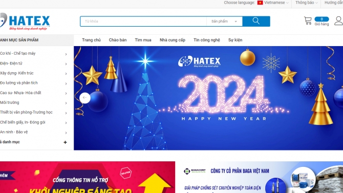 X&acirc;y dựng s&agrave;n thương mại điện tử hatex.vn