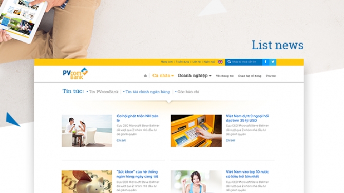 PvComBank - Website ng&acirc;n h&agrave;ng đại ch&uacute;ng Việt Nam