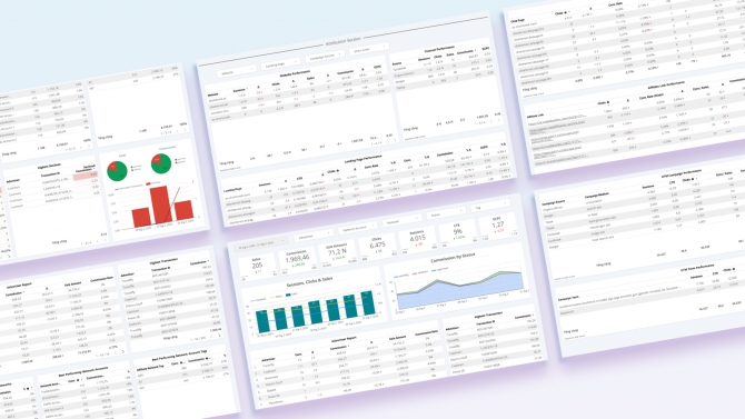 X&acirc;y Dựng Bảng Điều Khiển Hiệu Suất Tiếp Thị Li&ecirc;n Kết với Google Data Studio/Looker