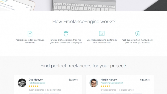 Kiểm thử App Theme FreelanceEngine