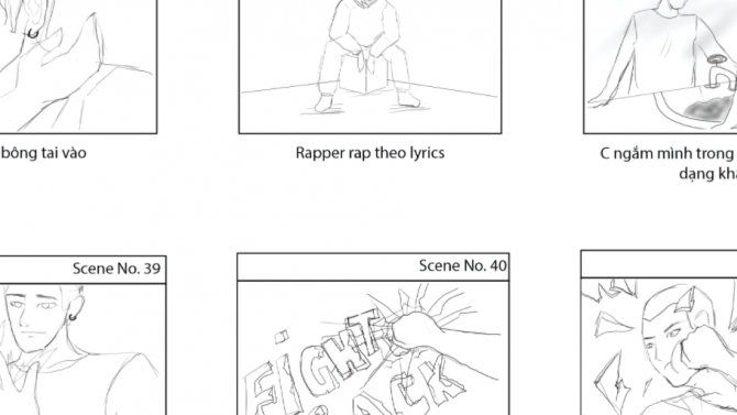 Storyboard Artist cho MV FIGHT BACK của Senshu