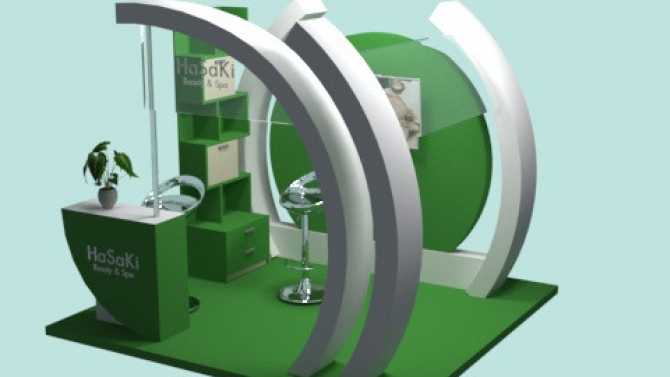 Dựng 3D Showroom Hasaki
