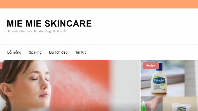 X&acirc;y dựng một trang blog về l&agrave;m đẹp