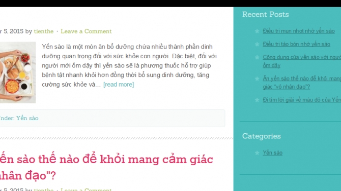 Viết b&agrave;i về sản phẩm yến s&agrave;o