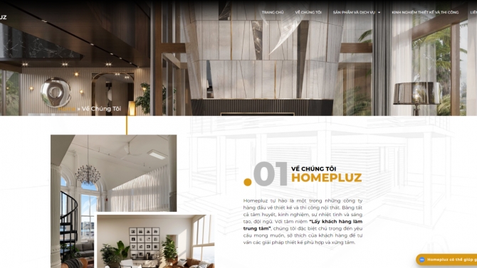 Dự &aacute;n cho đơn vị Nội thất Homepluz
