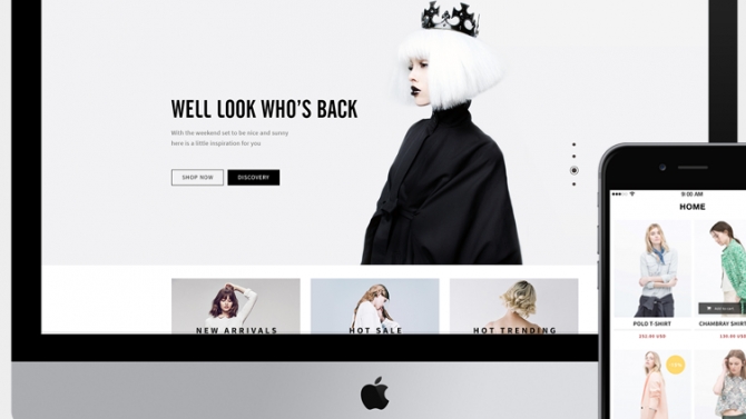 QUEEN - fashion store website demo