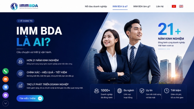X&acirc;y dựng website Immbda.com