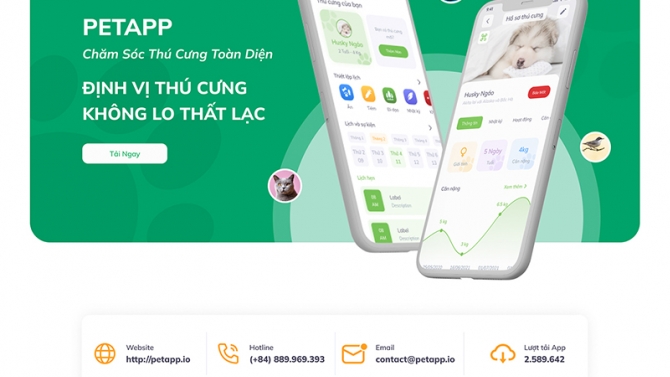 Landingpage PetApp